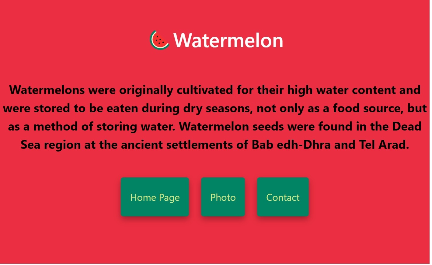 image of the watermelon page